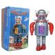 Robot - Astro-Scout - Wind Up - Vintage Robot Métal in box - Schylling