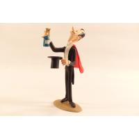 Figurine en résine Fingers le magicien - collection Lucky Luke intégral - Editions Atlas