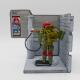 Gi joe - Figurine Eclair - Fast draw - vintage & fiche rétro complète - Hasbro