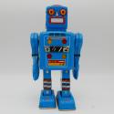 Robot - Robot Bleu Marcheur - Robot néo vintage - Schylling