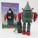 Robot - Galaxy Robot - Electric - Vintage metal walking robot - Schylling
