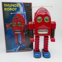 Robot - Thunder Robot - Battery Operated - Robot Métal néo vintage - Schylling
