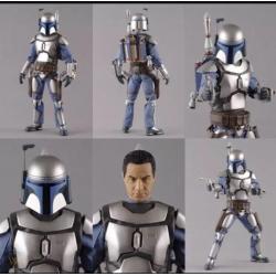 Star wars - Figurine Jango  fett  Geonosis ver- action figure 30 cm - Real action heroes - sideshow