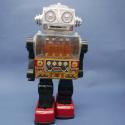 Piston Robot - Japan Robot Métal vintage en loose - Horikawa