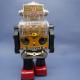 Retro collector metal  tin Robot - Piston Robot Vintage - Horikawa