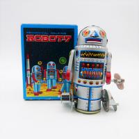 Neo Retro collector metal & plastic tin Robot - Astronaut robot -