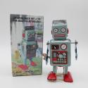 Robot marcheur mécanique MS294 – Tin Toy Wind-Up – Années 2000