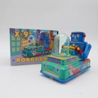Retro collector metal & plastic tin Robot - X-9 robot car neo Vintage - Battery operated