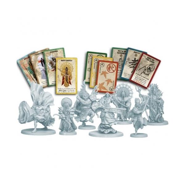 rising sun Kami unbound jeu de plateau guillotine game toy vintage