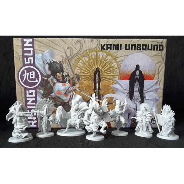 rising sun Kami unbound jeu de plateau guillotine game toy vintage