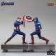 Marvel - Avengers - EndGame - 2 Statue - Captain America 2012 vs 2023 - IronStudios