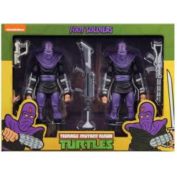Les tortues ninja - coffret 2 figurines  foot soldiers - Neca - Nickelodeon