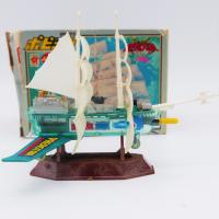 San ku kai - Azuris / preastar /Eolia  vaisseau - jouet métal rétro en boîte - popy