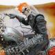 Marvel Ultimate Ghost Rider & Flame Cycle - collector action figure - hasbro