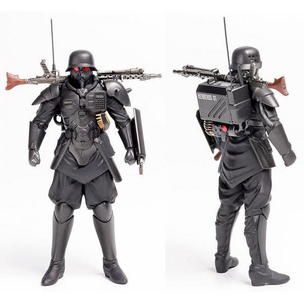 Kerberos Panzer Cop 30 cm action figure used in box Jin roh - medicom