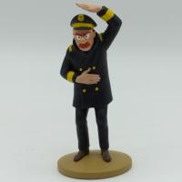 Figurine collection officielle Tintin n°94 Capitaine Chester - Moulinsart