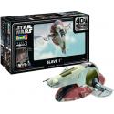 Star Wars 40th anniversary -  Slave I empire contre attaque model kit - Maquette avec poster  - Revell