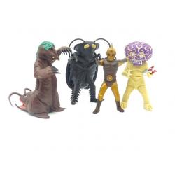 Spectreman - Lot 4 personnages Gashapon - Bandai
