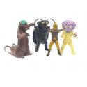 Spectreman - Lot 4 personnages Gashapon - Bandai