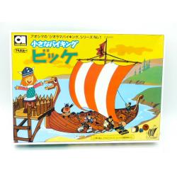 Vic le Vicking -  Drakkar maquette et figurines neuves en boîte - Aoshima