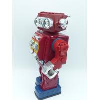 Retro collector metal  tin Robot - Super astronaut Rotate o matic  Vintage - Horikawa