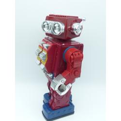 Retro collector metal  tin Robot - Super astronaut Rotate o matic  Vintage - Horikawa