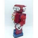 Retro collector metal  tin Robot - Super astronaut Rotate o matic  Vintage - Horikawa