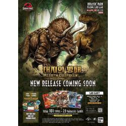 Jurassic Park TCG – BP02 Earth Guardian – Boîte de 24 boosters - Coréen