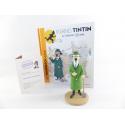 Figurine collection officielle Tintin n°3 Tournesol bêche