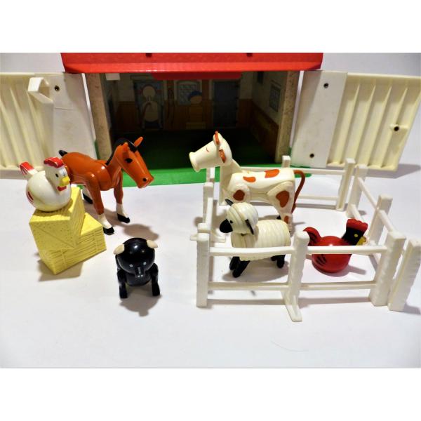 Ferme Fisher Price 1987 - jouets rétro jeux de société figurines et objets  vintage