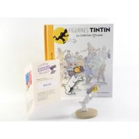 Figurine collection officielle Tintin n°19 Milou coincé dans une boîte de crabe