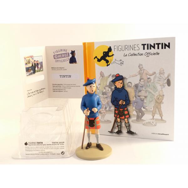 TINTIN - FIGURINE DE TINTIN ET MILOU + LIVRET + PASSEPORT (12CM) - LA  COLLECTION OFFICIELLE 39