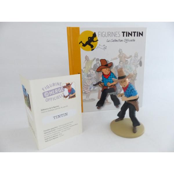 Acheter-Figurine Tintin n°30 Tintin en cowboy-pas cher