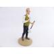 Figurine collection officielle Tintin n°31 Nestor au plumeau