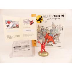 Figurine collection officielle Tintin n°51 Milou mi démon