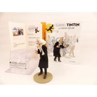 Figurine collection officielle Tintin n°52 le professeur Calys triomphant
