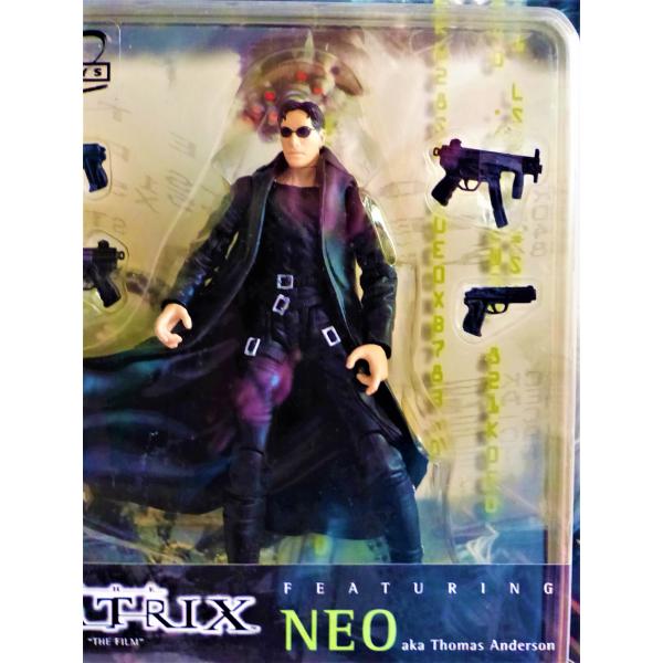 matrix action Figure Neo, retro used with blister, N2 toys brand
