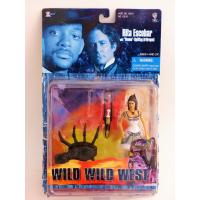 Rita Escobar with venom spitting arthropod retro used action figure - Wild Wild west - X-toys