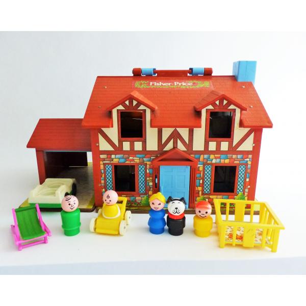 fischer price - La maison little people - jouets retro d'occasion