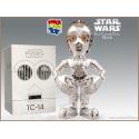 Star wars -  figurine C3-PO variante en plastique vinyl - medicom toys