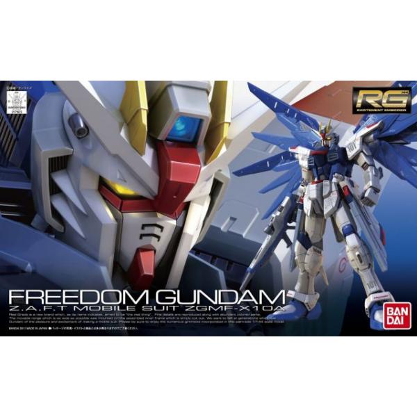 Gundam model kit - Freedom gundam RG maquette - gunpla retro - Bandai