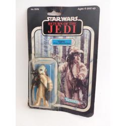 star wars - Logray figurine rétro sous blister  - kenner - le retour du Jedi - 1983