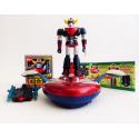 Goldorak métal &  soucoupe Plastique en boîte - Edition miniature gashapon -  Popy