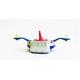 Goldorak métal &  soucoupe Plastique en boîte - Edition miniature gashapon -  Popy