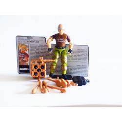 Gi joe - Figurine Camouflage / Salvo & fiche rétro complète - Hasbro