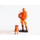 Gi joe - Figurine Champion & Max / SPearhead & Max & fiche rétro complète - Hasbro