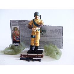 Gi joe - Figurine Embuscade / Ambush & fiche rétro complète - Hasbro