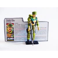 Gi joe - Figurine Casse-cou / Leathernek & fiche rétro complète - Hasbro