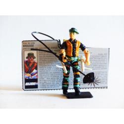 Gi joe - Figurine  Brousse / Pathfinder & fiche rétro complète - Hasbro