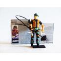 Gi joe - Figurine  Brousse / Pathfinder & fiche rétro complète - Hasbro